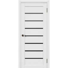 Дверь межкомнатная Дубрава Сибирь Рада ST ЛИНИЯ белая, стекло черное Дверь межкомнатная Дубрава Сибирь Рада ST ЛИНИЯ белая, стекло черное